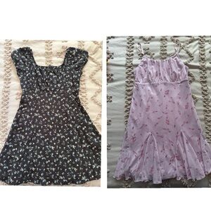 Lot of 2 Girls Art Class Dresses, Size M Floral